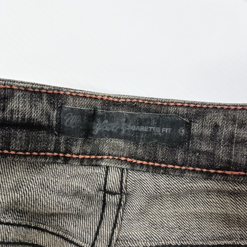 WRANGLER Low Rise Cigarette Fit Jeans Womens Size 8 W28 L30 Grey - Picture 10 of 13