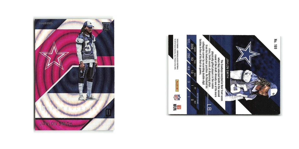 Jaylon Smith Rookie 2016 Panini Unparalleled #169 Dallas Cowboys NM - Image 3 of 3