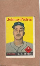 1958 Topps MLB # 120 Johnny Podres