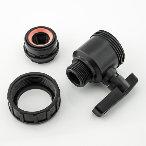 PE-Ventil Absperrhahn Kugelhahn Verschraubung Bewässerung Rohr Leitung 1"x1" - Bild 3 von 12