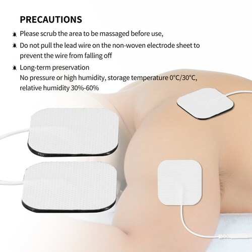 Reusable Tens Machine Replacement Electrode Pads Gel Self Adhesive 4X8CM 4X4CM - Picture 14 of 31