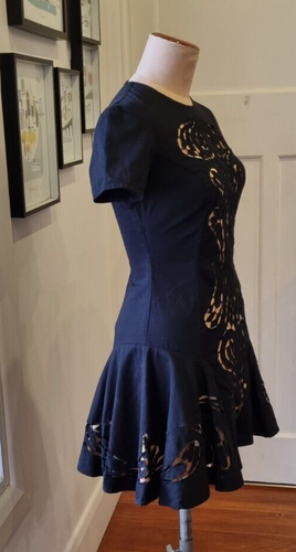 Alice McCall size 12 ? Black & blush embroidered skater dress - Picture 5 of 8
