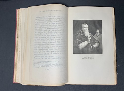 1900s Antique Book The Life of Benvenuto Cellini ART Italian Sculptors ILLUS HC - Picture 7 of 12