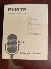 Evistr 16GB Digital Voice Recorder USB Recharge MP3 Player Earphones bundle