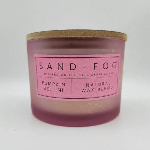Sand + Fog Hey Boo Candle Ghost Halloween 12oz 2 Wick Pumpkin Bellini Witchy - Picture 2 of 8