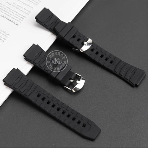 Silicone Watch Strap For Casio EF552 EF552D PRG80 PAG80 PRW1000 PRW1100 25-20mm - Picture 23 of 27
