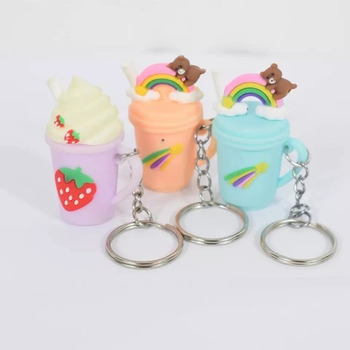 50PCS Bulk Keychains Set, Split Keychains Rings with Chain 1 Inch, Key Rings, - Picture 5 of 11