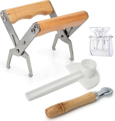 Beekeeping Supplies Tool Kit Bee Hive Smoker Suit for Beekeeper Necessary 10 Pcs - Picture 2 of 7