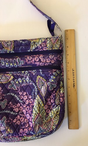 Vera Bradley Geldbörse mit dreifachem Reißverschluss Hipster Batikblätter 11 x 11 x 1,5 - Bild 10 von 11