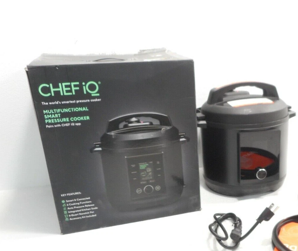 CHEF iQ 6qt Multi-Function Smart Pressure Cooker Built-in Scale USE W' APP  - USE