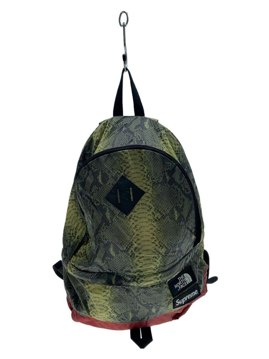 Sac à dos Supreme 18SS sac léger sac à dos nylon vert occasion