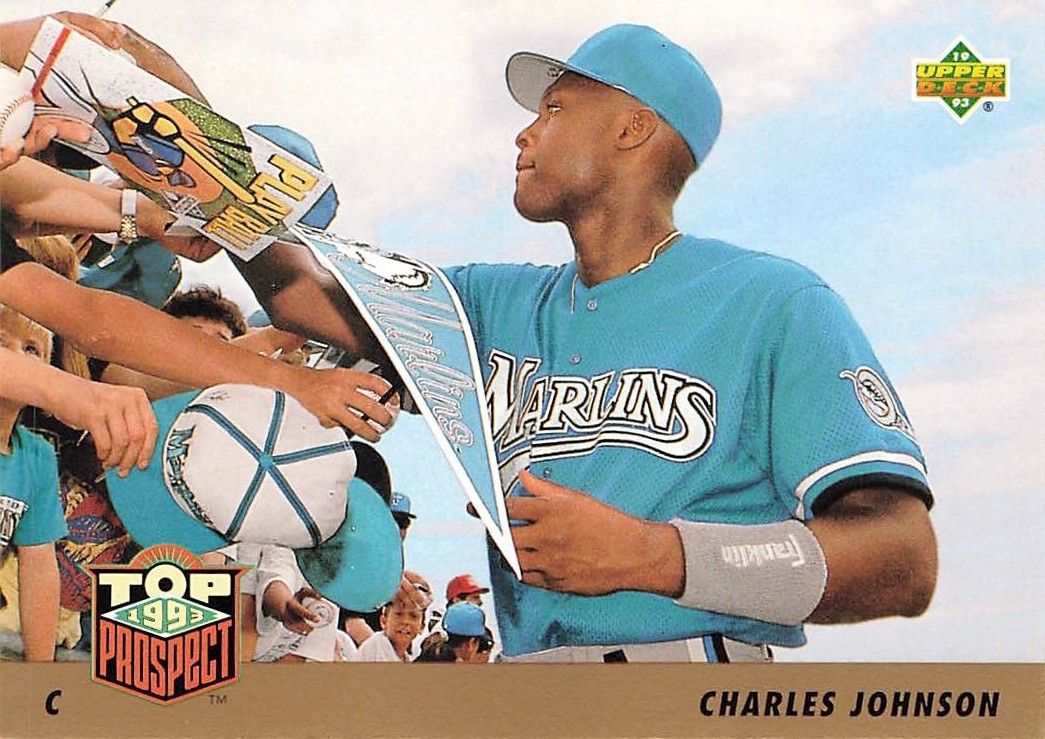 1993 Upper Deck #435 Charles Johnson Florida Marlins