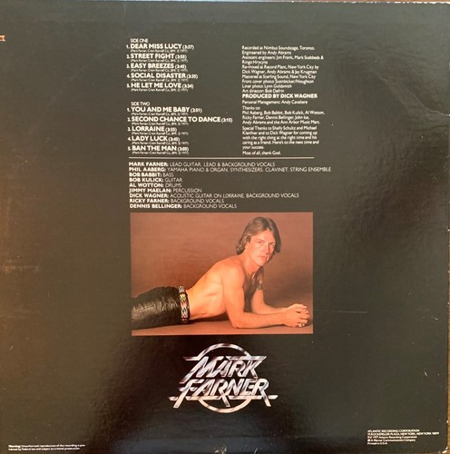 Mark Farner - Gebraucht-LP.. SELBSTBETITELT..Atlantic SD 18232. EINMAL GESPIELT, E/SEHR GUTER ZUSTAND - Bild 2 von 4
