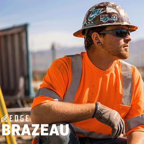 EDGE Brazeau Schutzbrille, Z87 polarisierte Schutzbrille, Schlag/Kratzer - Bild 6 von 6