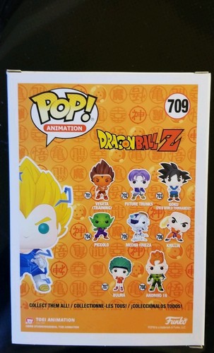 Funko PoP! Dragon Ball Z Super Saiyan 2 Vegeta #709 GITD CHASE ¡con Protector Pop! - Imagen 2 de 2