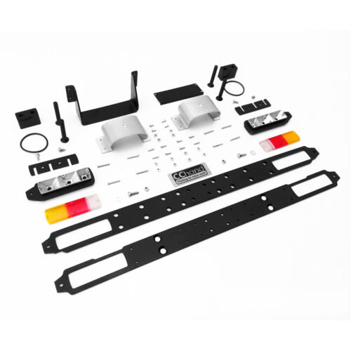 Metal Rear Bumper &Pedal Kit For RC4WD 1/10 Gelande II Cruiser/ FJ40 model car - Picture 5 of 14