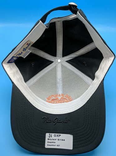 EAST HAMPTON NEW YORK hat gray / white adjustable cap hamptons *NEW* - Picture 6 of 7