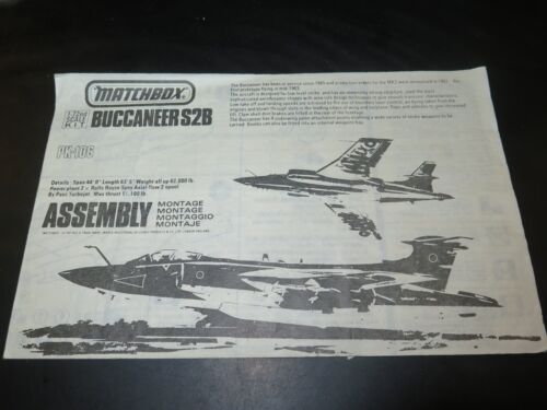 VINTAGE Model Kit Instruction Sheets 1960s/70s Revell Matchbox Frog SELECTION - Picture 48 of 83