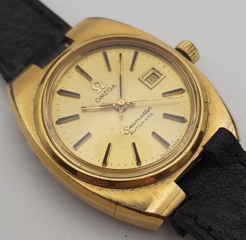 RELOJ DE VESTIR AUTOMÁTICO OMEGA SEAMASTER PLACA DORADA DAMAS PROYECTO REPARACIÓN BVT06538 - Imagen 2 de 7