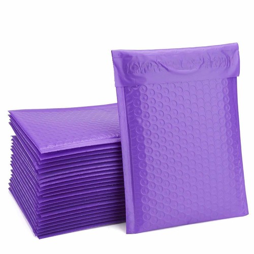 "Mix Your Color 50 buste di spedizione Poly Bubble Mailers #000 extra larghe 4"" x 8" - Foto 8 di 71