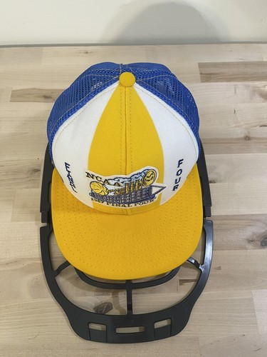 Gorra de camionero azul baloncesto Final Four 1987 NCAA de colección rayas amarillas 🔥 - Imagen 7 de 10