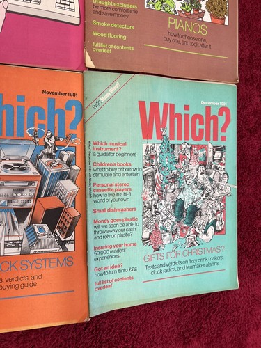 Which? Magazine Bundle x12 Full Year 1981 Jan to Dec Vintage Retro Collectible - Picture 13 of 15