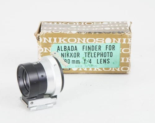 -[EX+++]NIKON NIKONOS ALBADA STYLE FINDER FOR ABOVE WATER USE WITH 80MM F 4 LENS