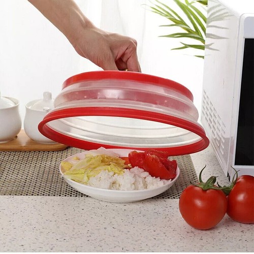 Cubierta de cocina plegable ventilada a prueba de salpicaduras para microondas 2025 - Imagen 4 de 16