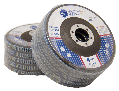 100 Pack 4.5” x 7/8" Professional 60 Grit Zirconia Flap Disc Grinding Wheels T29 - Picture 2 of 5