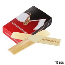 HEALLILY 10pcs Bamboo Alto Saxophone Reeds Set for Saxophone Sax Accessory Part 2.5 2-1//2