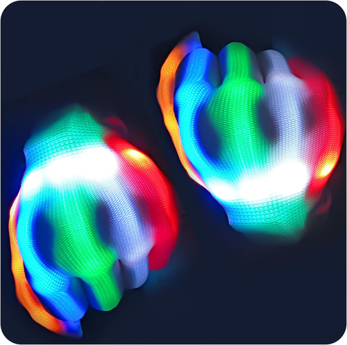 LED Gloves Girls Boys Toys Age 6-8 8-12 Year Old Light up Gloves Stocking Stuffe - Picture 8 of 12