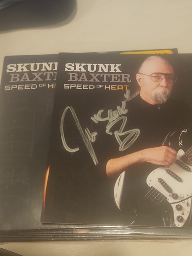 jeff skunk baxter signed cd autographed speed of heat doobie brothers authentic - Picture 3 of 3