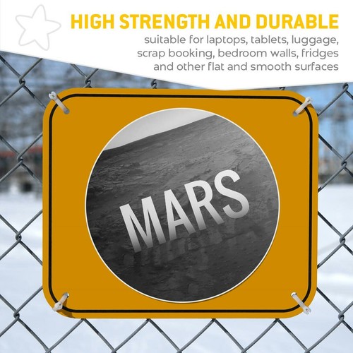 2 x Vinyl Stickers 25cm (bw) - Mars Planet Space NASA #40907 - 第 6/8 張圖片