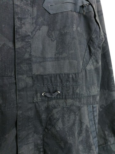 Vintage Nike Acg Jacket Camo Black & Grey Geometric Pattern size Large - Picture 4 of 12
