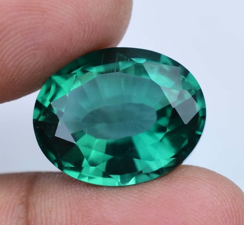 Natural Green Emerald 15.15 Ct Oval Cut AGL Certified Stunning Loose Gemstone - Picture 5 of 6