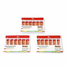 MacDent Dental Endodontics Gutta Percha Ponits Tips Promotion 60pcs/pack 