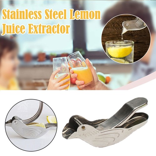 Stainless Steel Lemon Squeezer Bird Shape Lemon Juicer Lime Squeezer Manual+ - Bild 4 von 11