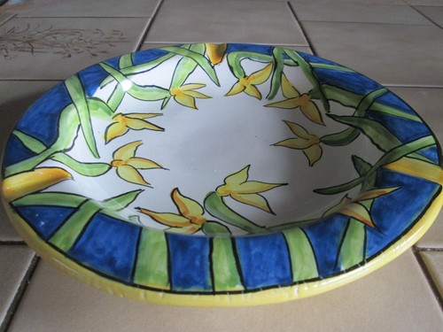 Keramik Obstschale bemalt Galleria Dell'Arte Anacapri - Landhaus - Bild 2 von 3