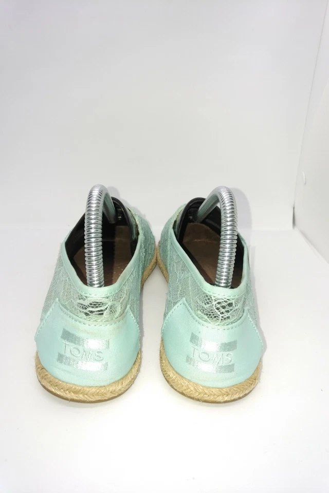 Alpargata Toms Alpargata Azul Encaje Plana Para Mujer Talla 8, Toms, Informal, Plana Foto 3 de 4