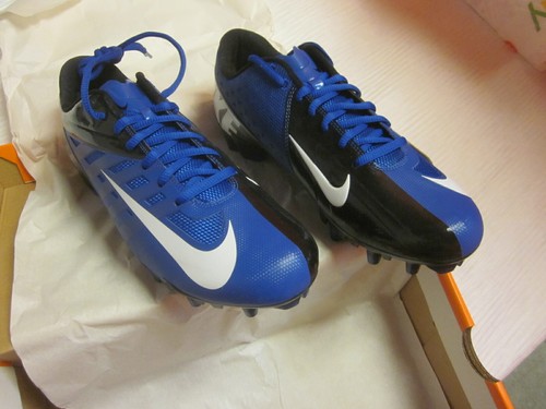 Nike Vapor Pro Men's Low TD Football Athletic Cleat 511340 411 Royal/White-Black - Picture 5 of 12