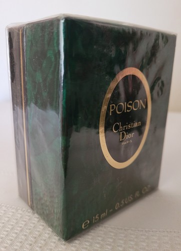 POISON BY CHRISTIAN DIOR 15ML VINTAGE EDP SPLASH (NEW WITH BOX & SEALED) - Picture 5 of 6