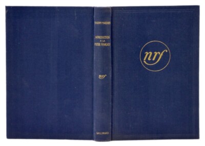 Rare CARTONNAGE NRF INCUNABLE Maulnier Introduction usine à la poésie française