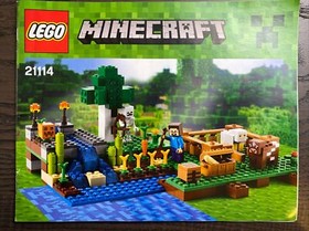 Lego Lot Of Minecraft Manuals Only (21123, 21114, 21120)