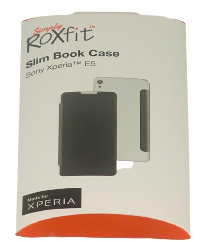 Official Genuine Roxfit Slim Book Case Sony Xperia E5 – Black - Picture 4 of 5
