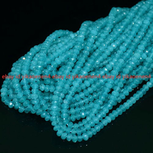 Wholesale 2x4mm Multi-color Faceted Natural Roundelle Gemstone Loose Beads 15" - Picture 13 of 33