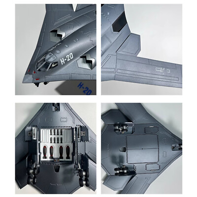 20cm 1/160 China H-20 Strategic Stealth Bombers Fighter
