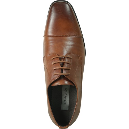 bravo! Men Dress Shoe KING-6 Classic Lace Up Cap Toe Oxfordwith Leather Sock  - Bild 13 von 16
