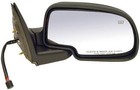 00-07 TAHOE YUKON SUBURBAN PASSENGER TEXTURED POWER PUDDLE LAMP DOOR MIRROR