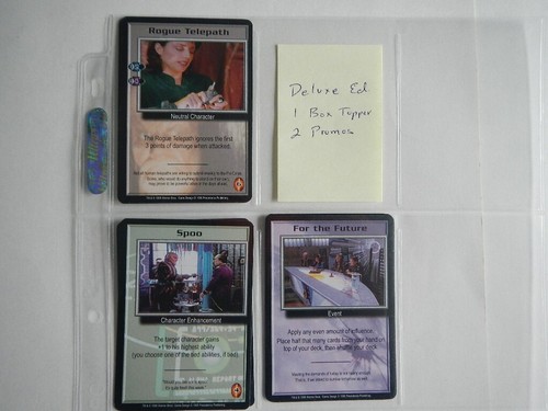 B5 Babylon 5 CCG Premiere & Deluxe Edition complete sets with promos, unplayed - Picture 6 of 19
