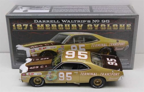 Darrell Waltrip Autographed #95 Terminal Transport 1971 Mercury Cyclone 1:24